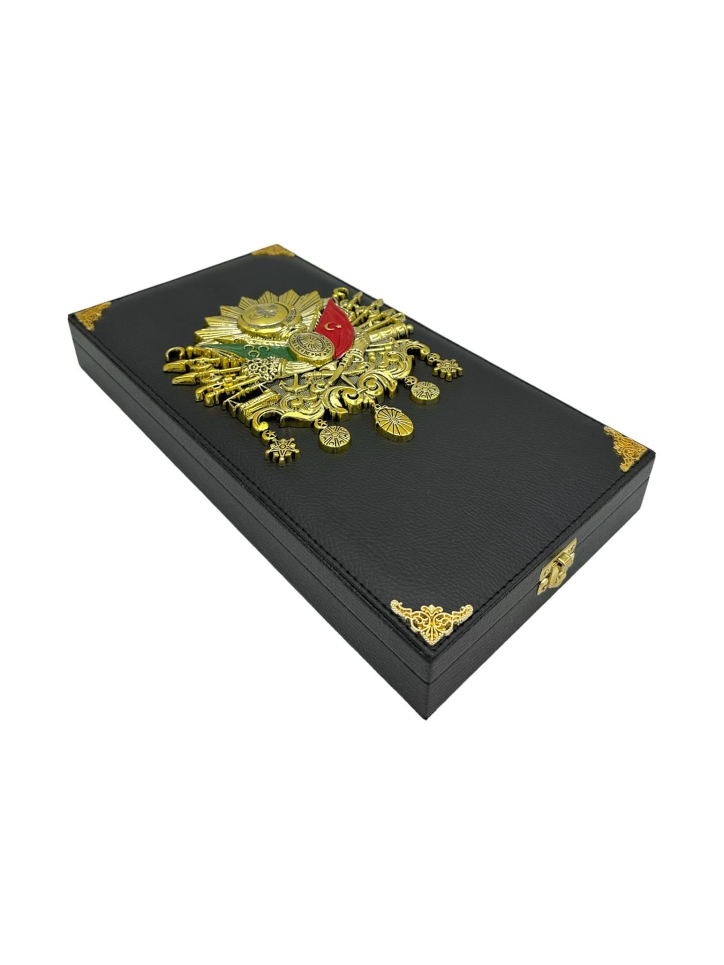 Plaket Model Osmanlı Armalı 5'li Tesbih Kutusu
