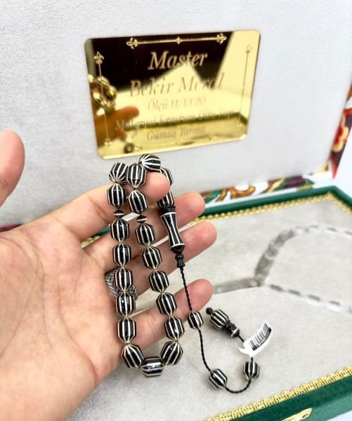Uçlu Kapsül Model Maskot Boy Yarma Gümüş İşleme Erzurum Oltu Tesbih