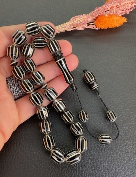 Uçlu Kapsül Model Maskot Boy Yarma Gümüş İşleme Erzurum Oltu Tesbih