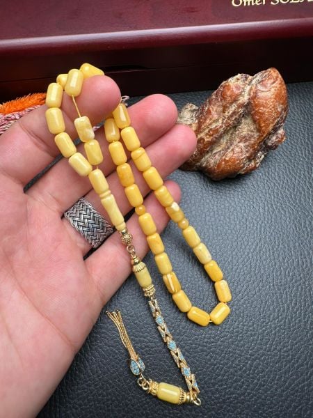 Rus Kaya Damla Kehribar Tesbih