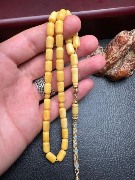 Rus Kaya Damla Kehribar Tesbih