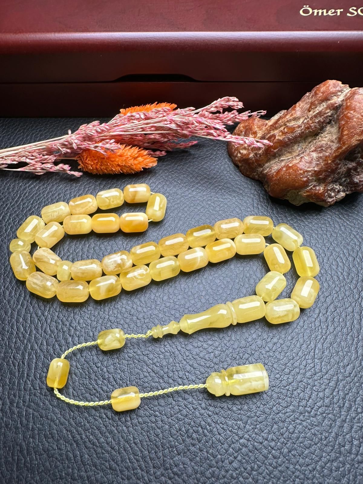 Rus Kaya Damla Kehribar Tesbih