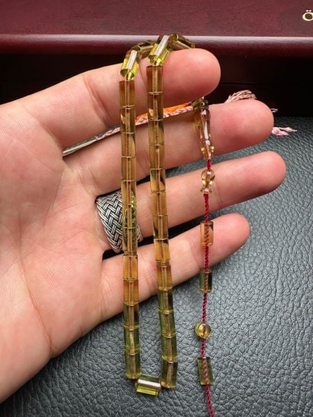 Küçük Boy Ateş Kehribar Tesbih