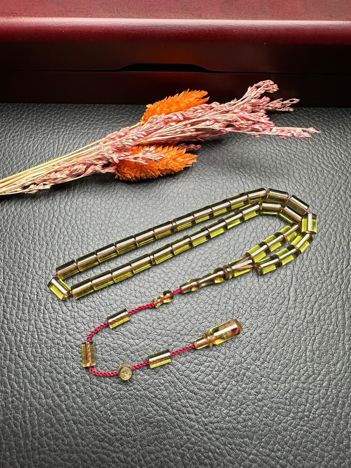 Küçük Boy Ateş Kehribar Tesbih