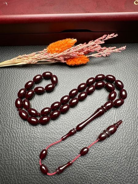 Sıkma Kehribar Tesbih