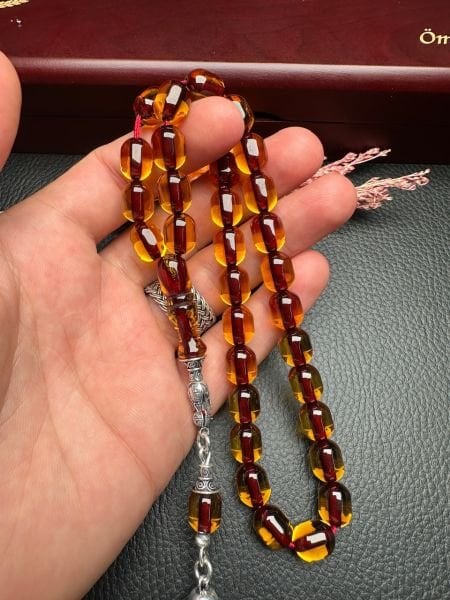 Yakup Kara Kapsül Model Ateş Kehribar Tesbih