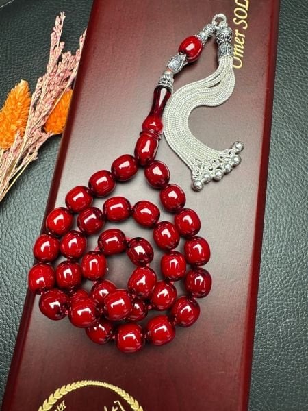 Yakup Kara Osmanlı Benzetme Badem Sıkma Kehribar Tesbih