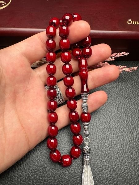 Yakup Kara Osmanlı Benzetme Badem Sıkma Kehribar Tesbih