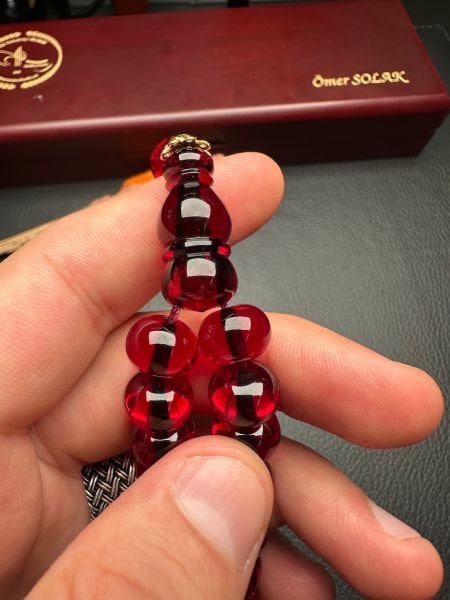 Yakup Kara Basık Model Osmanlı Benzetme Ateş Kehribar Tesbih