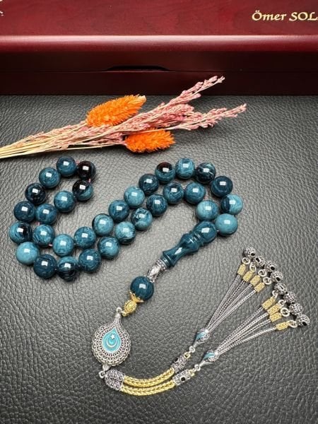 Yakup Kara Küre Model Mavi Renk Yeni Katalin Tesbih