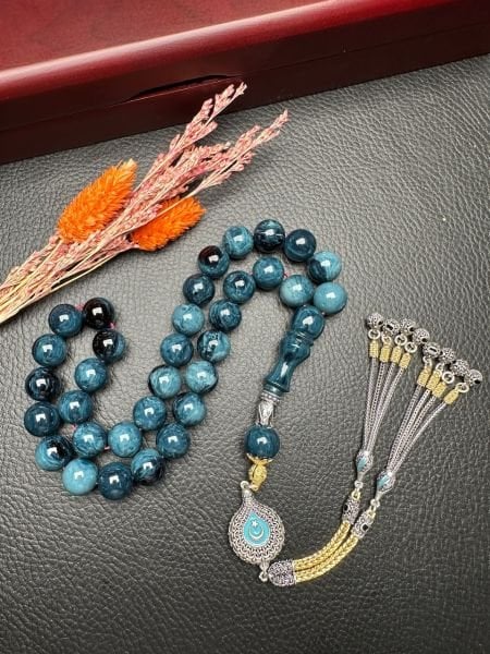 Yakup Kara Küre Model Mavi Renk Yeni Katalin Tesbih