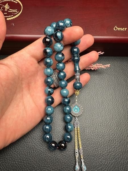 Yakup Kara Küre Model Mavi Renk Yeni Katalin Tesbih