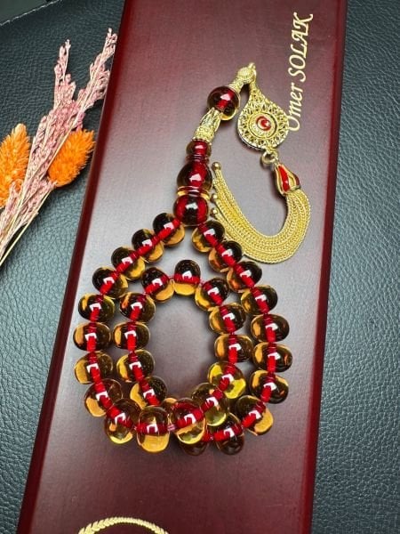 Yakup Kara Basık Model Osmanlı Benzetme Ateş Kehribar Tesbih