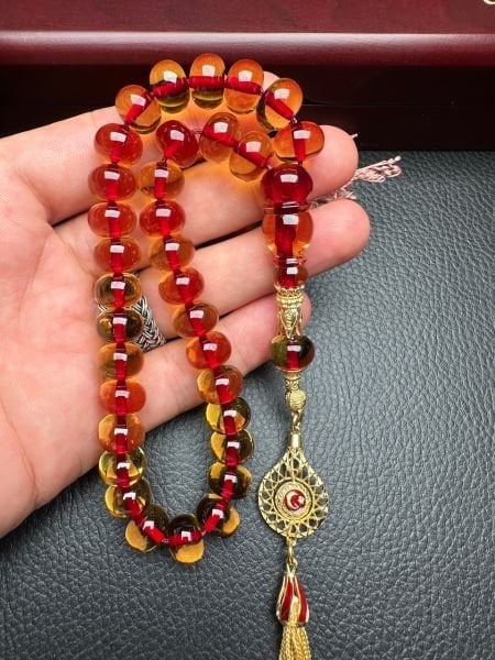 Yakup Kara Basık Model Osmanlı Benzetme Ateş Kehribar Tesbih