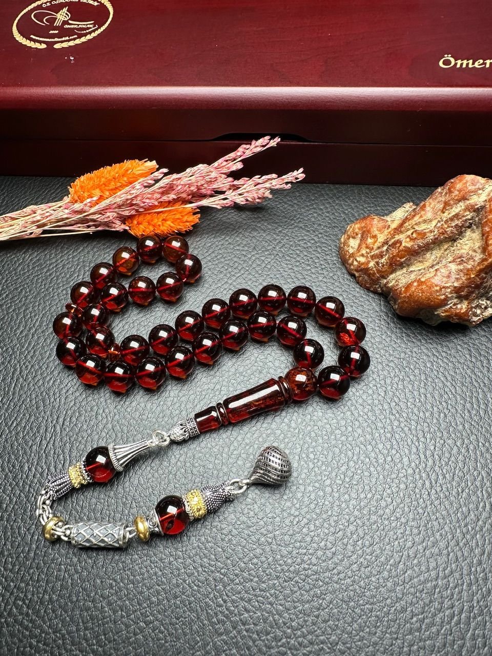 Rus Kaya Damla Kehribar Tesbih