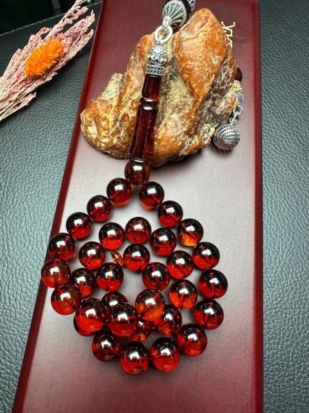 Rus Kaya Damla Kehribar Tesbih