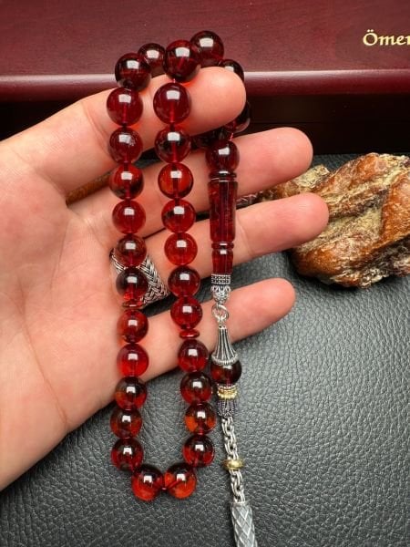 Rus Kaya Damla Kehribar Tesbih