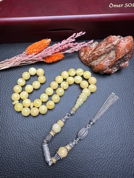 Rus Kaya Damla Kehribar Tesbih