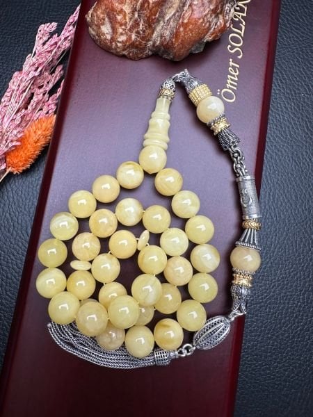 Rus Kaya Damla Kehribar Tesbih