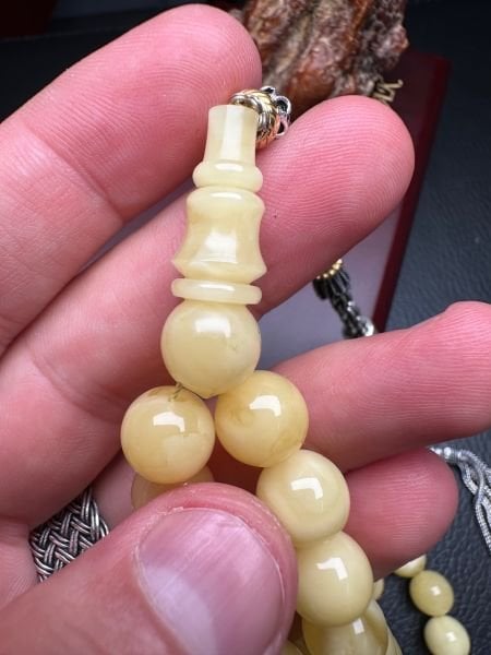 Rus Kaya Damla Kehribar Tesbih