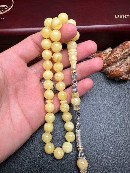 Rus Kaya Damla Kehribar Tesbih