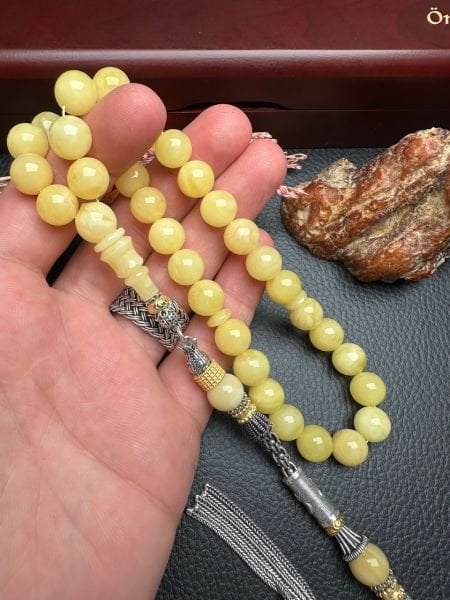 Rus Kaya Damla Kehribar Tesbih