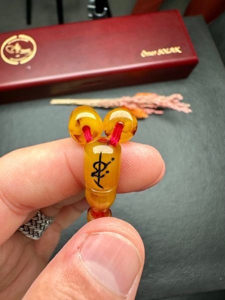 Kapsül Model EskiOsmanlı Sıkma Kehribar Tesbih