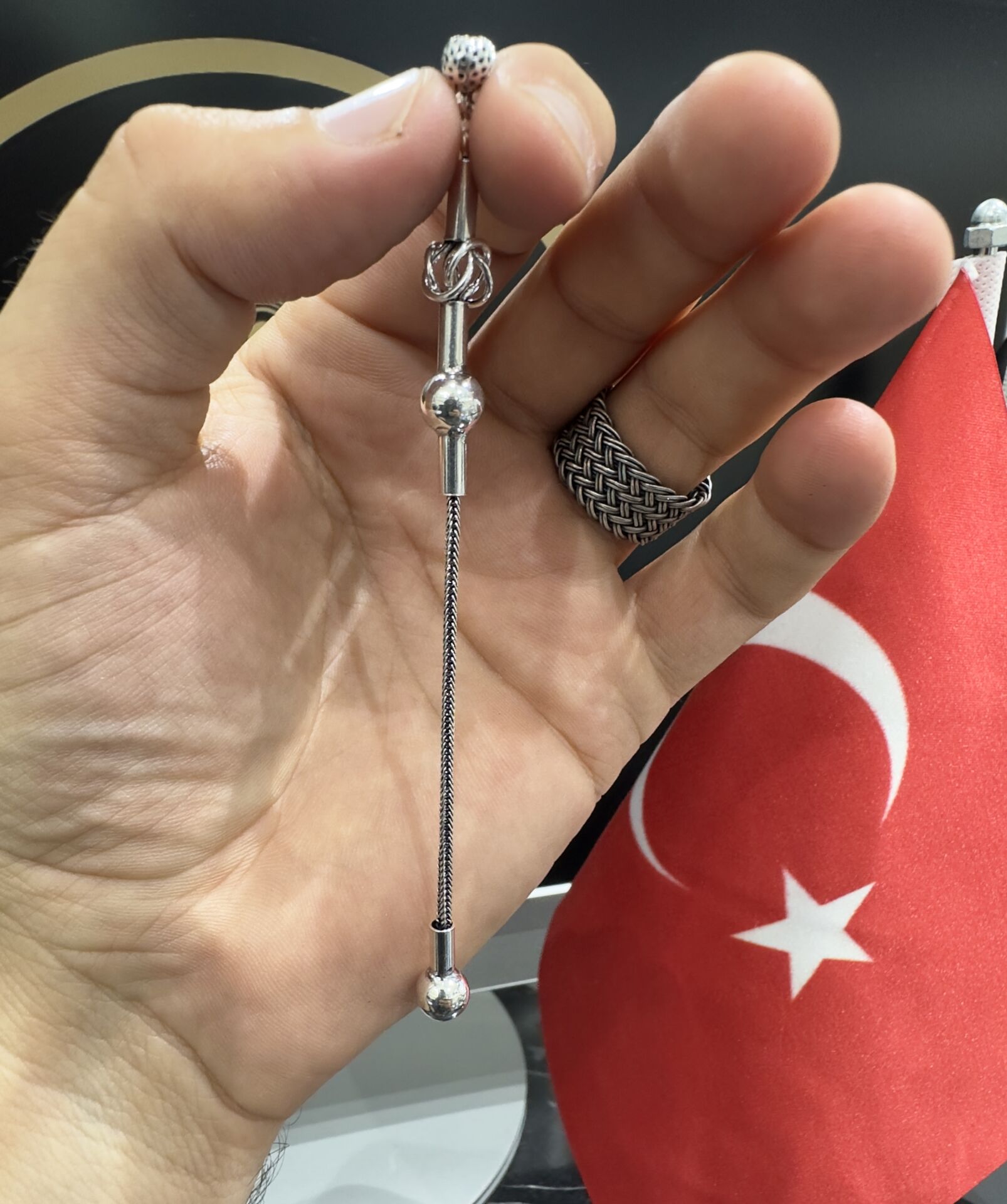 Süleymaniye Model Tekli Model Gümüş Püskül