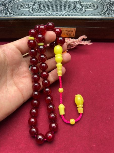 Osmanlı Benzetme Küre Model Sıkma Kehribar Tesbih