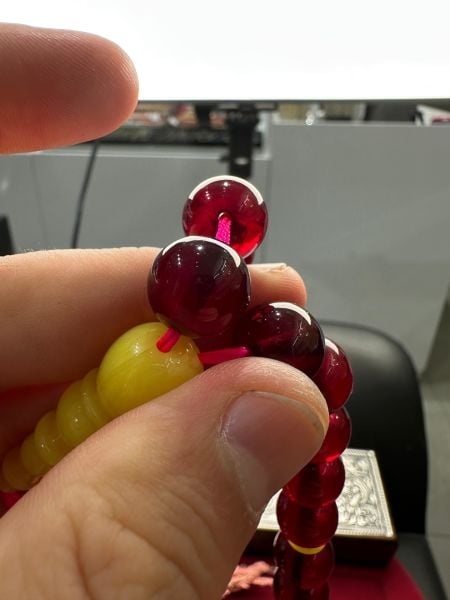 Osmanlı Benzetme Küre Model Sıkma Kehribar Tesbih