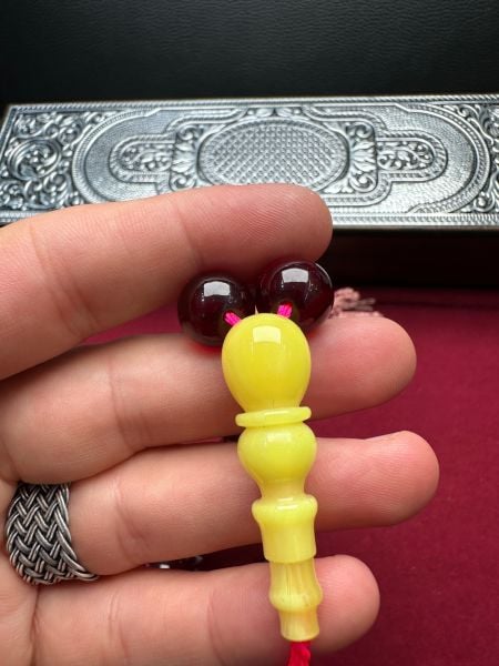 Osmanlı Benzetme Küre Model Ateş Kehribar Tesbih