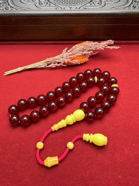 Osmanlı Benzetme Küre Model Sıkma Kehribar Tesbih