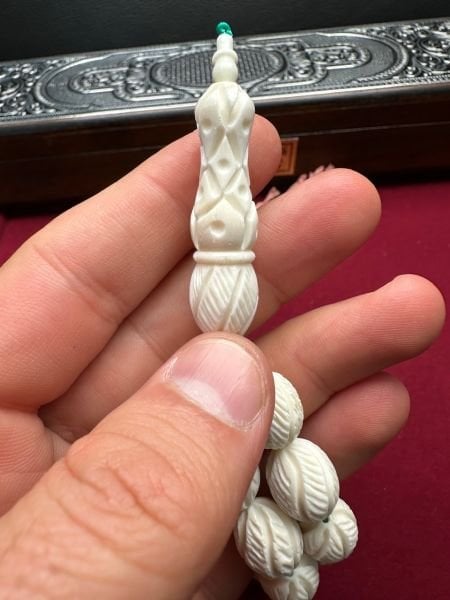 Beyzi Model Kalem İşçiliği Maskot Kemik Tesbih