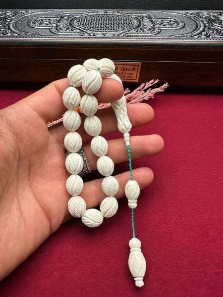 Beyzi Model Kalem İşçiliği Maskot Kemik Tesbih