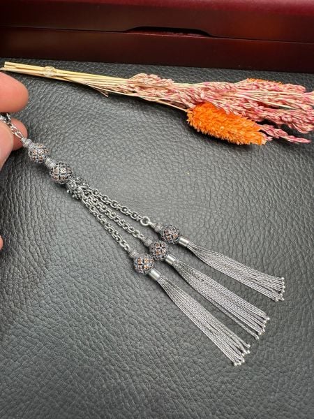 Özel Tasarım Gümüş Püskül