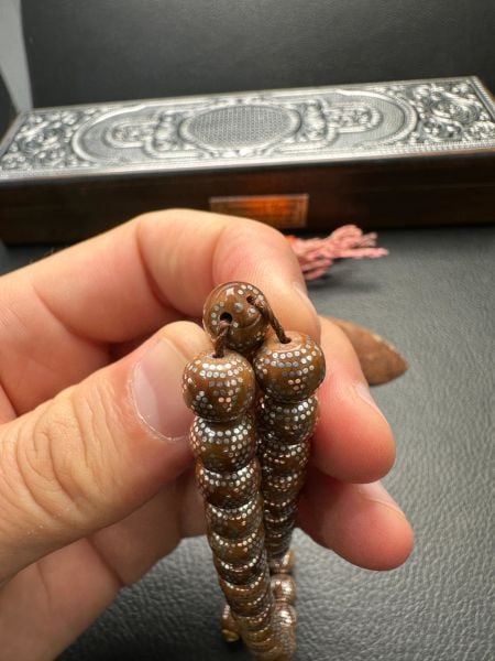 Küre  Model Gümüş İşlemeli Kuka Tesbih