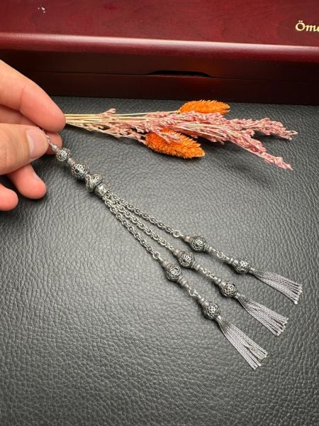 Özel Tasarım Gümüş Püskül