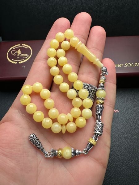 Küre Model Damla Kehribar Tesbih