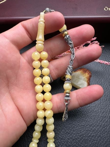 Küre Model Damla Kehribar Tesbih