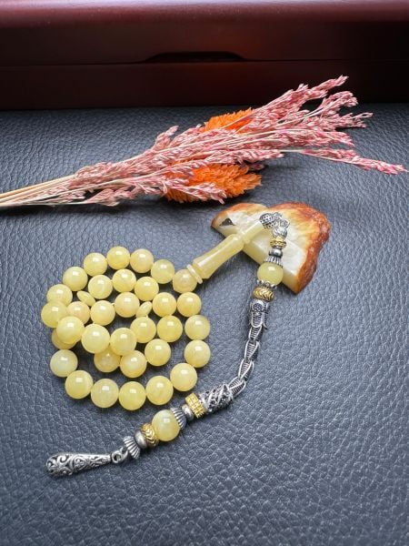 Küre Model Damla Kehribar Tesbih