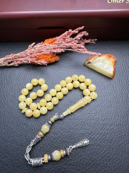 Küre Model Damla Kehribar Tesbih