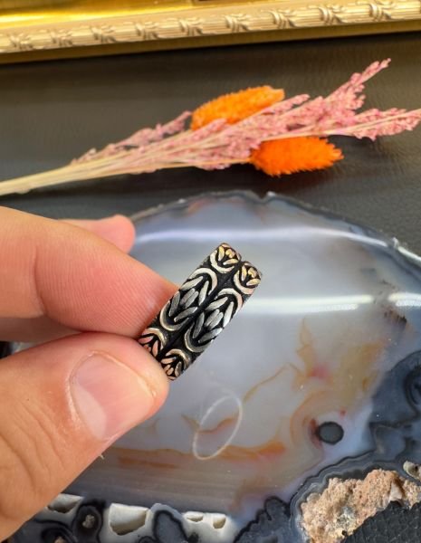 Özel Tasarım Sade Gümüş Yüzük