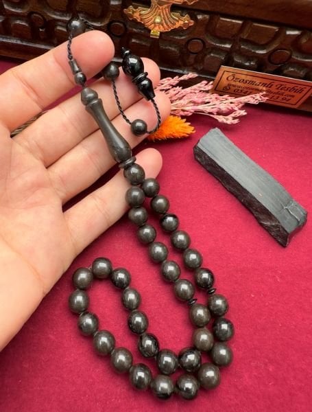 Küre Model Kula Erzurum Oltu Taşı Tesbih