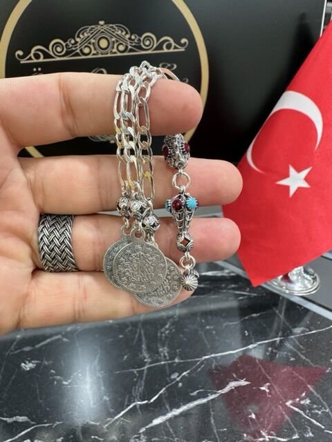 Özel Tasarım Halep Model Gümüş Püskül