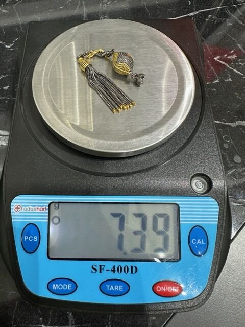 Rodajlı Özel Tasarım 925 Ayar Gümüş Püskül