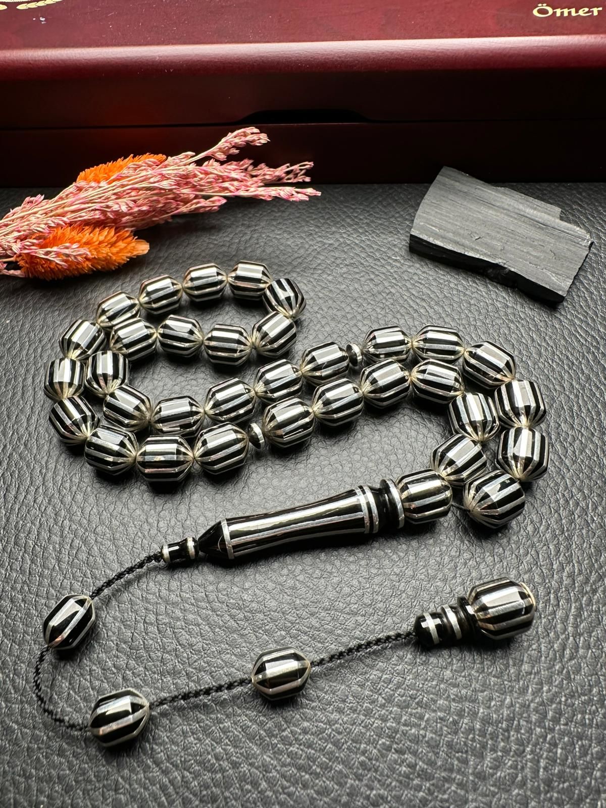 Uçlu Kapsül Model Gümüş Yarma Erzurum Oltutaşı Tesbih