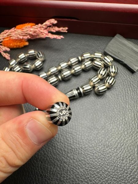 Uçlu Kapsül Model Gümüş Yarma Erzurum Oltutaşı Tesbih