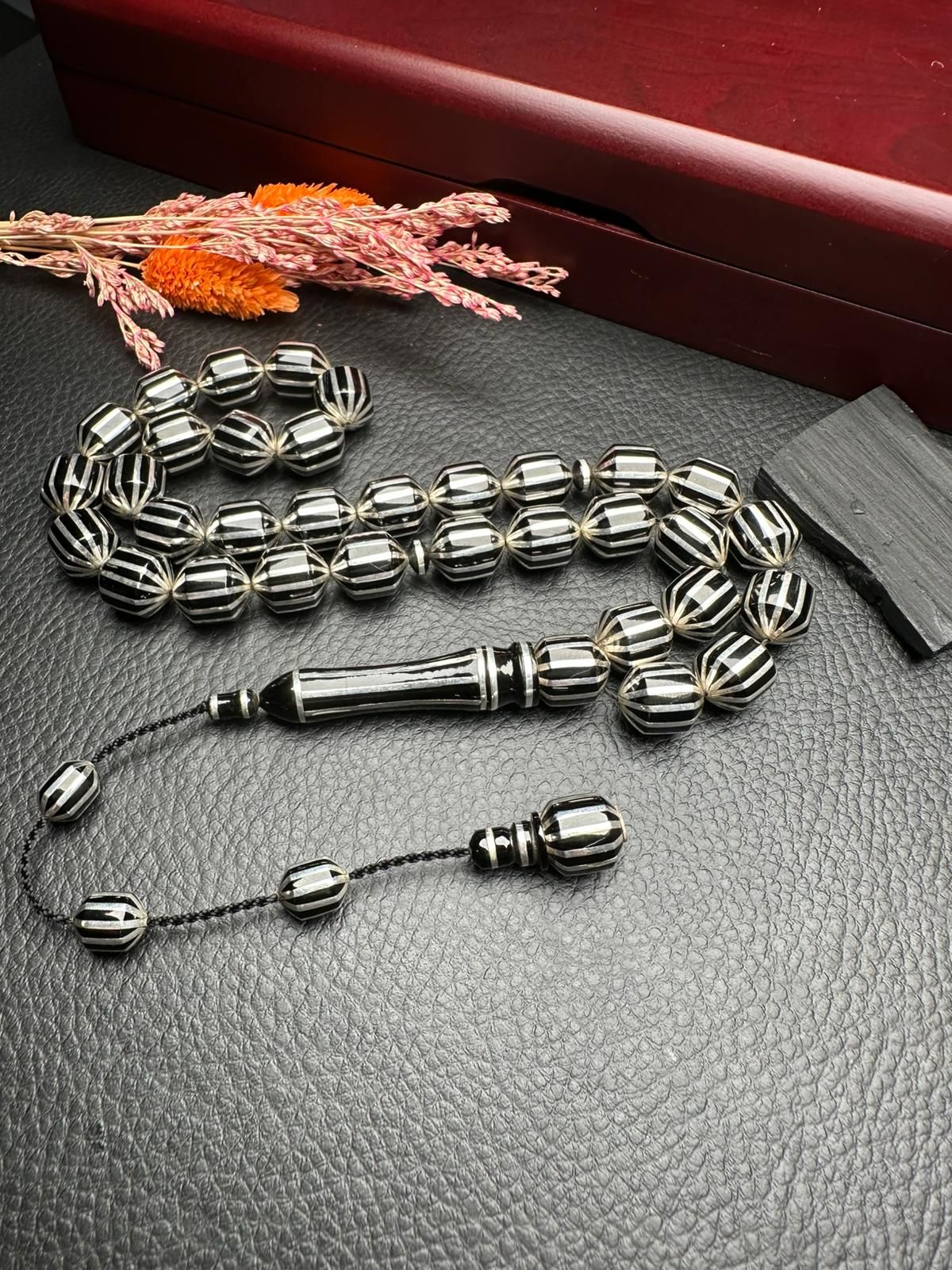 Uçlu Kapsül Model Gümüş Yarma Erzurum Oltutaşı Tesbih