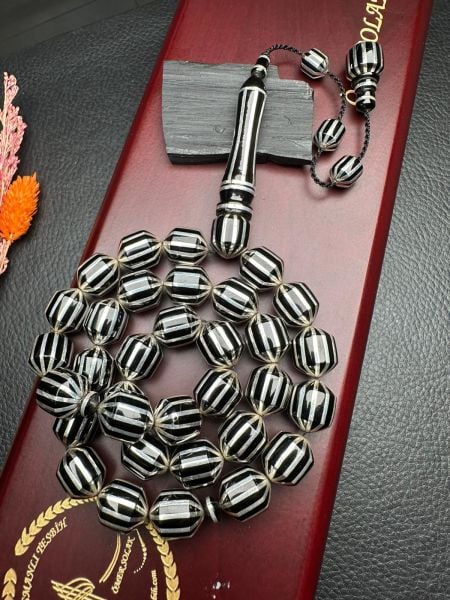 Uçlu Kapsül Model Gümüş Yarma Erzurum Oltutaşı Tesbih