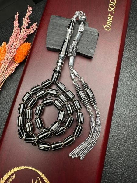 Kapsül Model Gümüş Yarma Erzurum Oltutaşı Tesbih